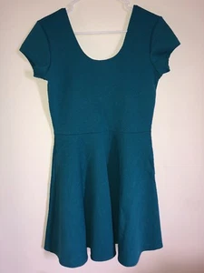 New Women Casual Dress Short Sleeve Solid Loose Mini Dress - Picture 1 of 3