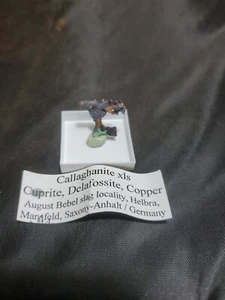 Cobre dendrítico con calaganita, cuprita y delafossita Alemania. - Imagen 1 de 4