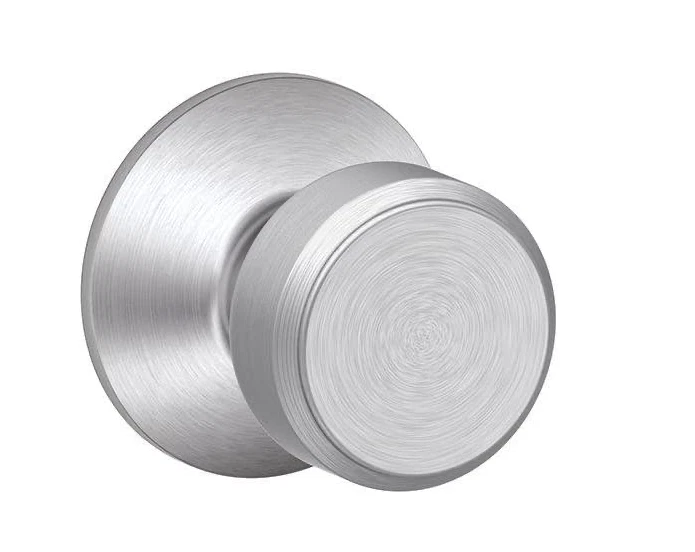 Perilla de puerta Schlage F10 BWE Bowery, cerradura de paso de pasillo y armario Foto 1 de 1