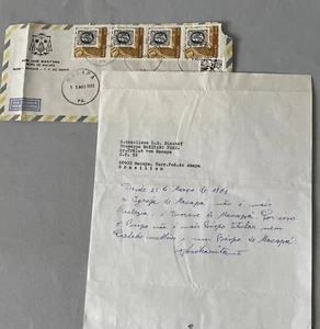 GIUSEPPE MARITANO († 1992) Bishop of Macapa, Brazil signed convolute autograph - Picture 1 of 1