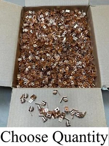 PICK QTY Littlefuse 1/4" Copper 20A Fuse Clip Holders Rivet w/ 45º Stud Terminal - Picture 1 of 12