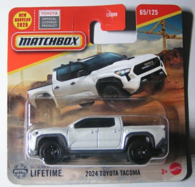 Matchbox - 2024 Toyota Tacoma - Weiß - MBX Construction 2025 - JBR28 - Bild 1 von 2