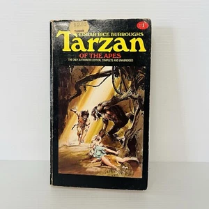 Edgar Rice Burroughs - Tarzan of the Apes #1 - Vintage Ballantine Book 1981 PB - Picture 1 of 16