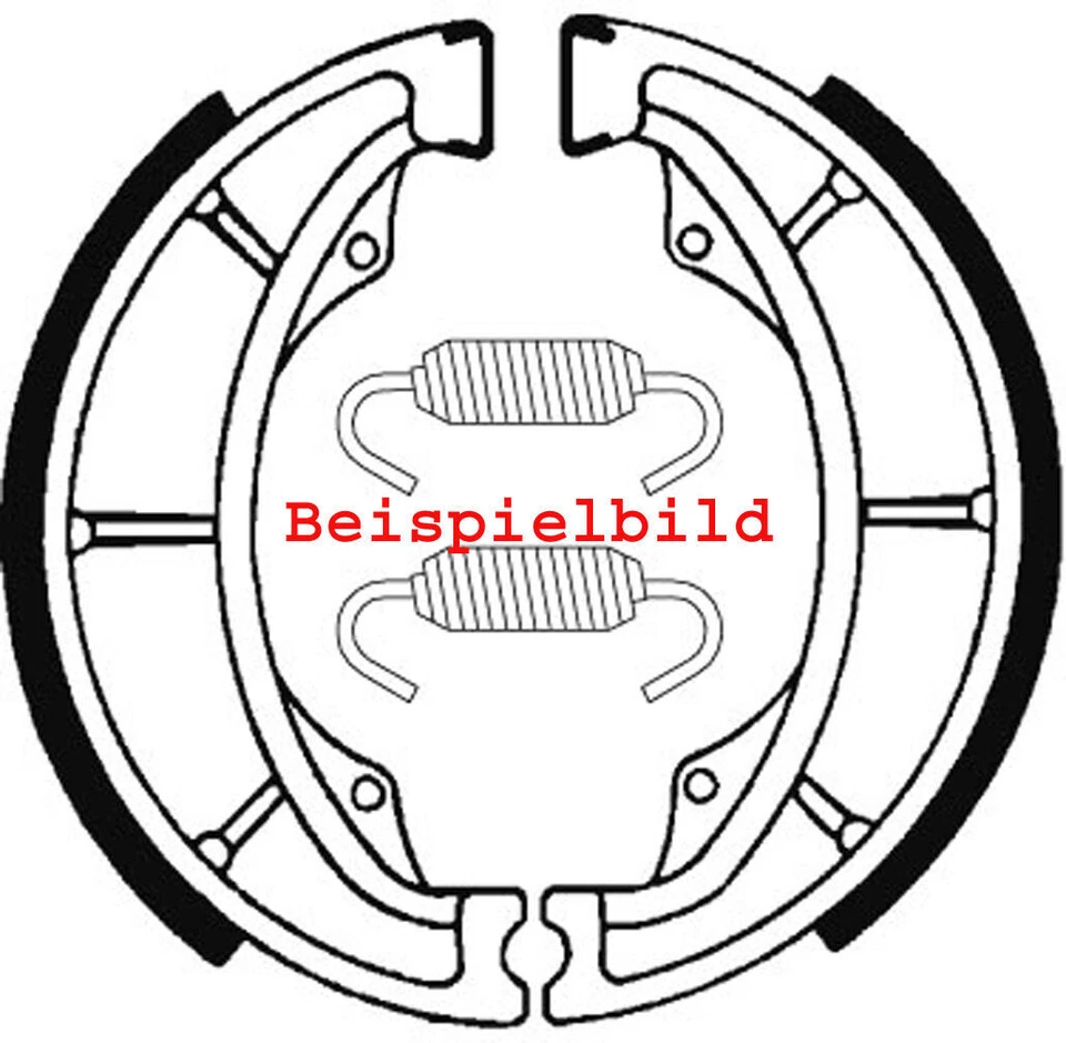 Novas sapatas de freio "BENDIX BA025" Kawasaki - KDX 200 / KH 125 / KX 125 - Imagem 1 de 1