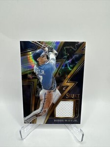 2023 Panini Select Baseball - Sparks Material -Bobby Witt Jr Silver Halo 153/199