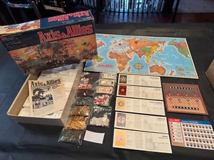 Vintage 1986 Milton Bradley Axis & Allies Board Game INCOMPLETE READ - Picture 1 of 16