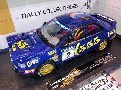 1:18 Sunstar H5521 Colin McRae Subaru Impreza 555 #2 Rally New Zealand 1994 - Image 1 of 4