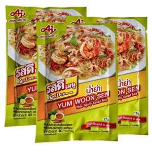 Rosdee Yum Woon Sen Polvo Tailandés Picante Ensalada Condimento Mezcla Cocina Comida 40g x3 - Imagen 1 de 7