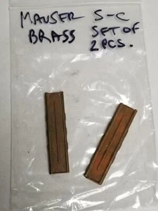 LOT OF 2 MAUSER 98K 5 ROUND BRASS STRIPPER CLIPS . - Picture 1 of 7