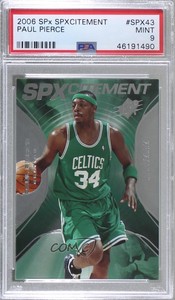 2006-07 SPx SPXcitement /2999 Paul Pierce #SPX-43 PSA 9 MINT HOF