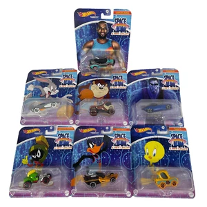 HOTWHEELS Character Car Diecast SPACE JAM Looney Tunes WB Complete Set Lebron - Bild 1 von 3