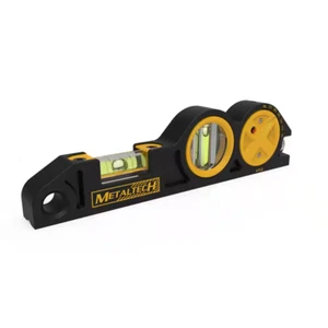 8 In. Die-Cast Scaffold Level, Aluminum Handy Heavy Duty Tool with 2 Vials, Mult - Picture 1 of 12