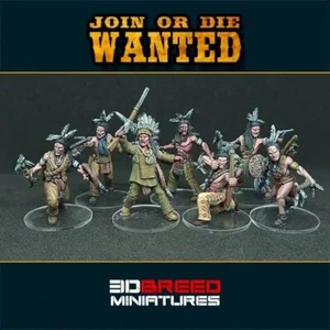 Sioux Gang - Wild West - Old West - 28mm or 32mm - Native Americans - Indians - Picture 1 of 1