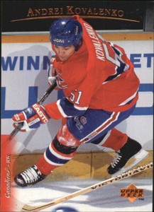 1995-96 Upper Deck Hockey #446 Andrei Kovalenko