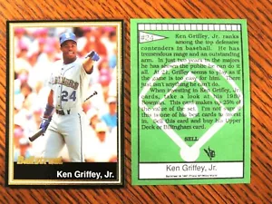 KEN GRIFFEY JR. 1991' BALLSTREET JOURNAL CARD # 24 MARINERS HOF - Picture 1 of 1