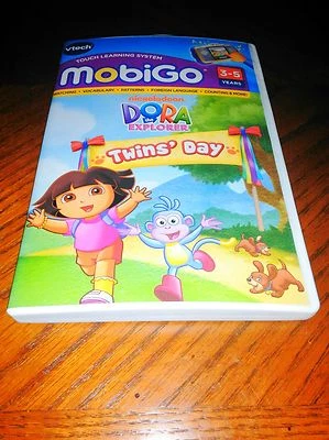 Vtech Mobigo Dora The Explorer Twins' Day  3-5 Yrs. New In Original Packaging - Image 1 of 2