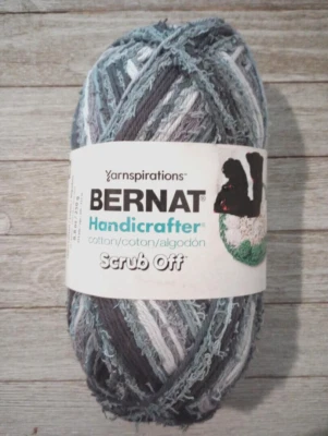 crochet knit scrubby yarn cotton handicrafter scrub off 8.8 oz flannel new - Image 1 of 2