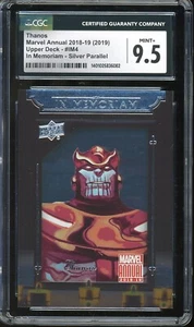 2018-19 UD Marvel Annual In Memoriam Silver Parallel #IM4 Thanos CGC 9.5 - Picture 1 of 2