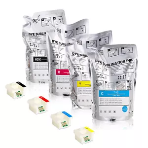 Ersatz T46C Farbstoff Sublimation Tintentasche für F6370 F6300 F6330 F7000 - 4er-Pack - Bild 1 von 1