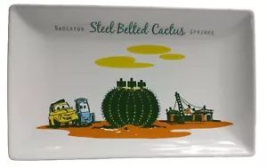 Disney Parks Ceramic Serving Tray Radiator Springs Fiat Pixar - Picture 1 of 6