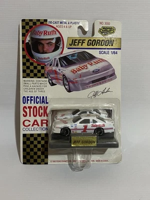 JEFF GORDON#1 BABY RUTH~ 1992 ROAD CHAMPS 1/64 OFFICIAL NASCAR DIECAST STOCK CAR - Image 1 of 2