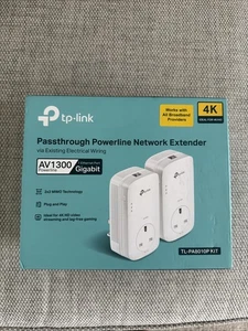 TP Link Powerline Adapter TL-PA8010P Kit Network Extenders 1300AV **BNIB** - Afbeelding 1 van 2