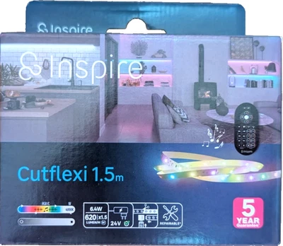 Inspire KIT STRISCIA LED Cutflexi 1,5M 6.4W LUCE COLORATA - Immagine 1 di 3