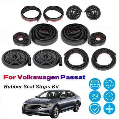 Kit de reducción de ruido de corrientes de goma para puertas para Volkswagen Passat Foto 1 de 4