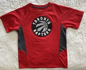 Camiseta de manga corta con logotipo de los Toronto Raptors de la NBA juvenil, grande, de Majestic - Imagen 1 de 3