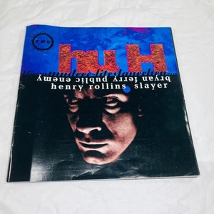 Huh Magazine #2 Issue SLAYER Henry Rollins PUBLIC ENEMY Bryan Ferry - Picture 1 of 15