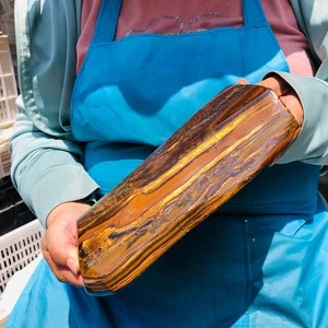 2430 g Raro Natural Hermoso Ojo de Tigre Mineral Cristal Espécimen Curación 1231 - Imagen 1 de 14