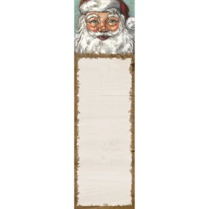 Nostalgic Santa Magnetic List Notepad - Picture 1 of 2