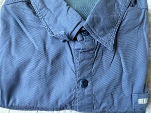 Reel Legends XL S/S Blue With Pockets and vented - Picture 1 of 2