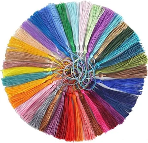 Mini Bookmark Tassels 42 Colors 210 Pcs Bookmark Tassels Colorful Small Tassels - Imagen 1 de 12