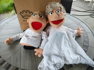 ZWEI VINTAGE HALBKÖRPER HANDPUPPEN MUPPETS STIL OHNE ZUNGEN UND IN SEHR GUTEM ZUSTAND! - Bild 1 von 22