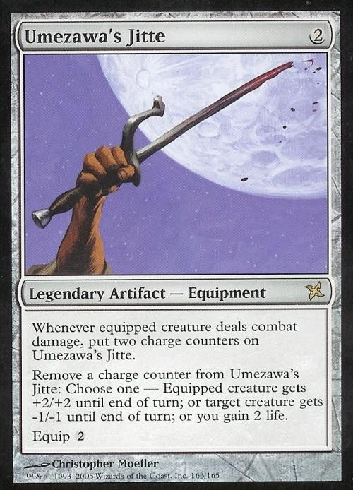 Umezawa's Jitte -Foil Light Play MTG Betrayers of Kamigawa - Image 1 of 1