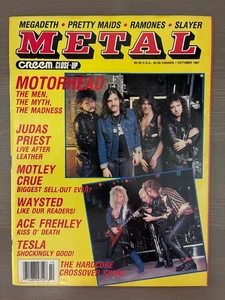 Creem Metal Magazine / October 1987 / Motorhead Judas Priest Motley Crue - Picture 1 of 3
