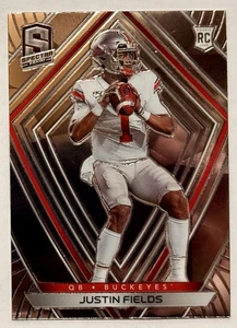 2021 Panini Chronicles JUSTIN FIELDS #280 Draft Picks Spectra Silver Rookie - Picture 1 of 3