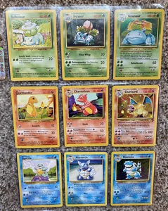 Pokemon Cards: Original 151 Set Complete Vintage/ Charizard, Blastoise, Venusaur - Picture 1 of 9
