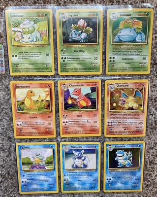 Pokemon Cards: Original 151 Set Complete Vintage/ Charizard, Blastoise, Venusaur - Image 1 of 4