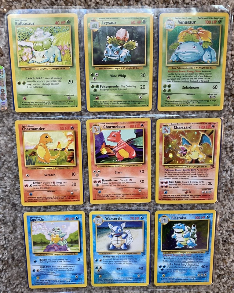 Pokemon Cards: Original 151 Set Complete Vintage/ Charizard, Blastoise, Venusaur - Image 1 of 4