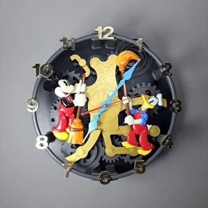Vintage Disney Mickey animierte sprechende Wanduhr Donald Duck - getestet & funktionsfähig - Bild 1 von 22