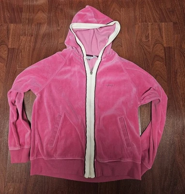 Chaqueta con cremallera completa IZOD Movement para mujer talla mediana rosa Foto 1 de 4