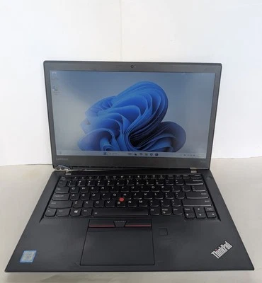 Lenovo ThinkPad T470s, i7-7600U 2.80Ghz, 8GB RAM, 256GB SSD BKLT Win 11 - Image 1 of 4