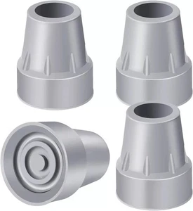 Punte stampella 7/8 pollici aggiornamento gomma resistente stampella accessori ricambio - Foto 1 di 8