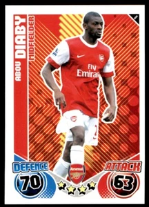 Match Attax (Premier League) 2010/2011 - Abou Diaby Arsenal No. 8 - Picture 1 of 2