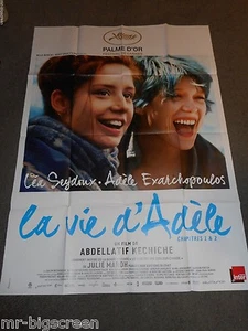 BLUE IS THE WARMEST COLOR - ORIGINAL HUGE FRENCH POSTER - LEA SEYDOUX - Picture 1 of 1