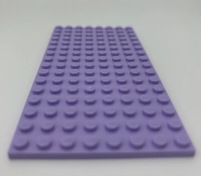 Placas Lego 8 x 16 parte 92438 placa base lavanda - Imagem 1 de 3
