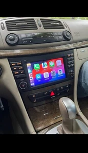 Autoradio Carplay-Android auto Mercedes Classe E - CLS (W211-W219) GPS BT USB 4G - Afbeelding 1 van 11