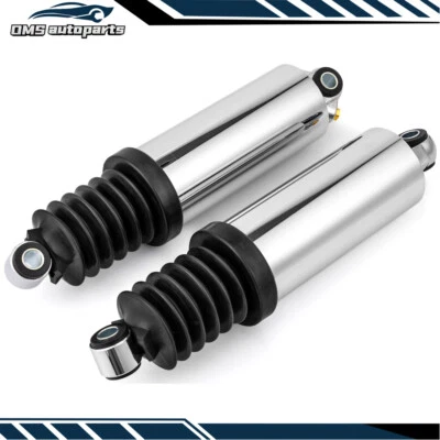 2x 12" Chrome Rear Air Shocks Absorbers For Harley Touring Road Glide Ultra CVO Foto 1 de 4